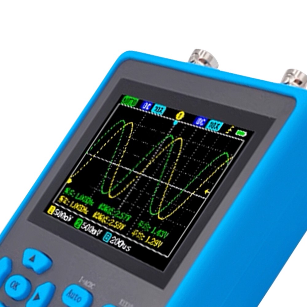 DSO2512G 2 Channel Handheld Oscilloscope 120M Bandwidth 500Ms Sampling Rate ,