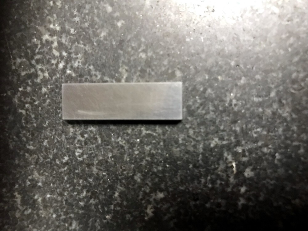 .1250 CARBIDE GAGE BLOCK Grade 2 Rectangular SOLID CARBIDE WRINGS TOGETHER WELL