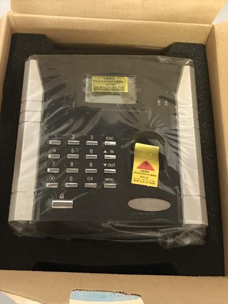 TimeTrak Systems Biometric Time Clock W/Fingerprint Scanner