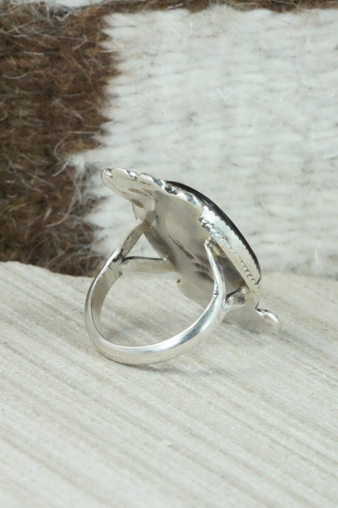 Onyx & Sterling Silver Ring - Selina Warner - Size 5.75