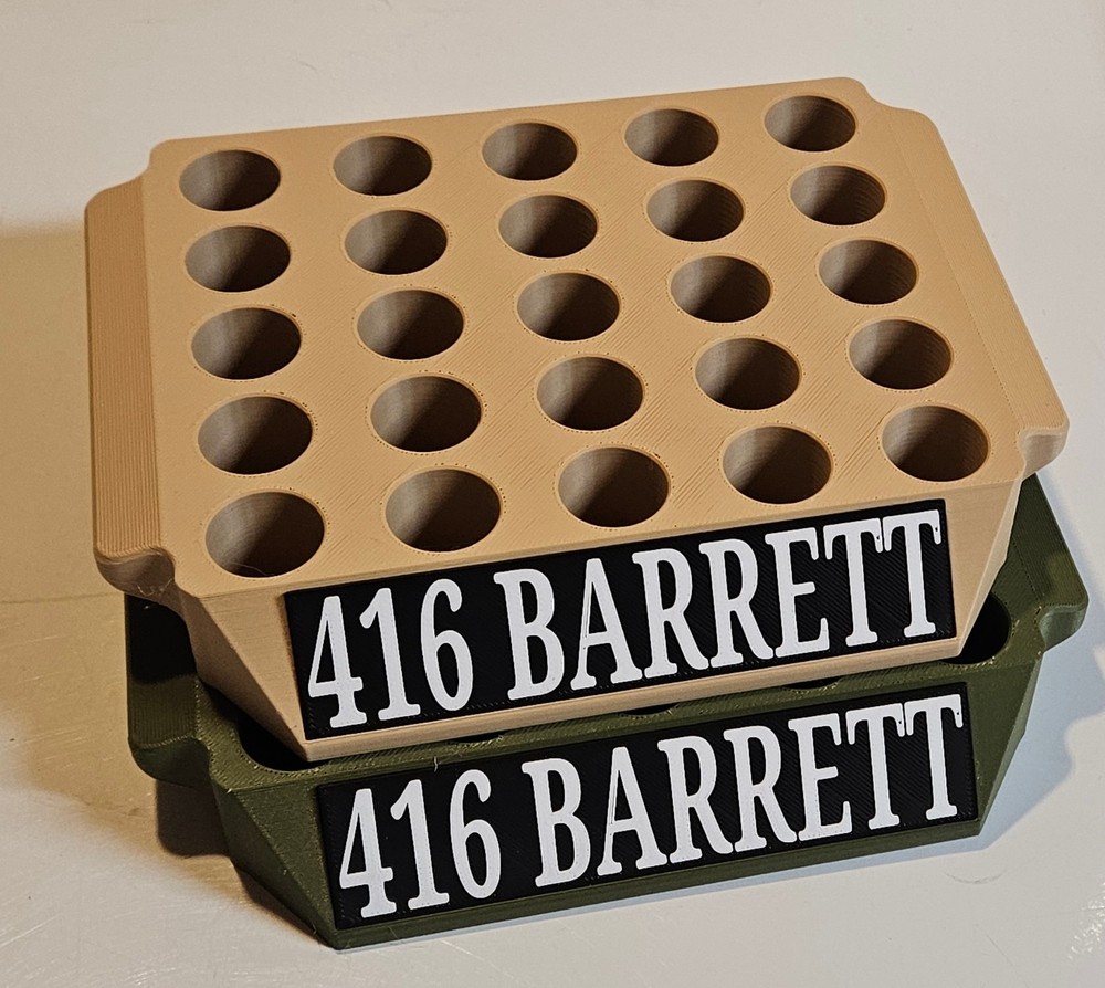 Reloading Tray for 416 Barrett - 25 round capacity