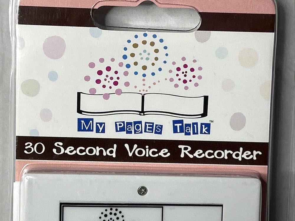 My Pages Talk 30 Second Voice Recorder