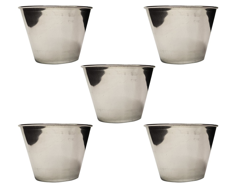 Home Brew Ohio Stainless Steel Sauce Cup 12cm (Ramekin) 5 Pack