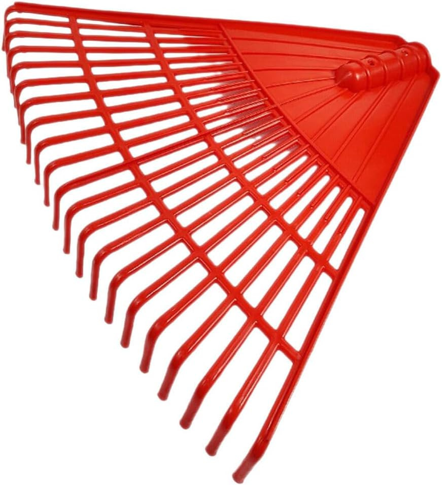 Plastic Rake Head 21 Tines Garden Leaf Rake Spring Shrub Grass Replacement Head