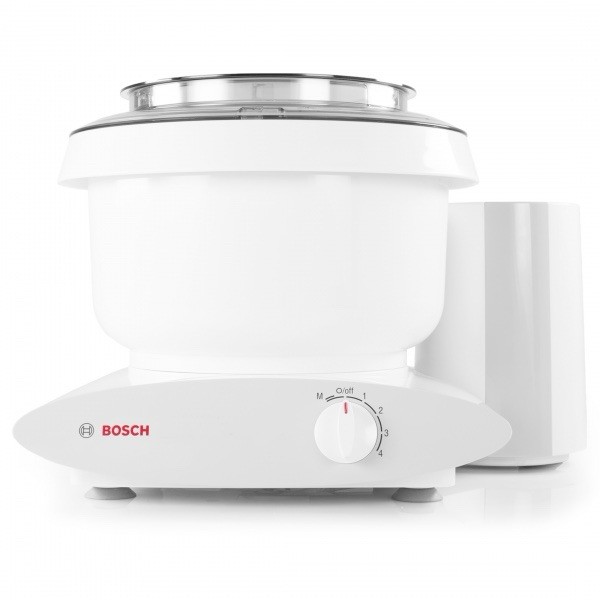 NEW! White Bosch Universal Plus Mixer With Bakers Package