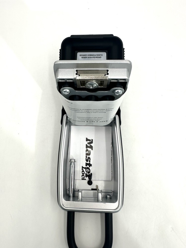 Master Lock Lock Box Combination Push Button Portable Key Safe New Open Box