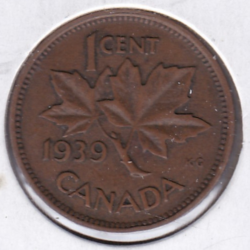 1939 Canada 1 Cent L1
