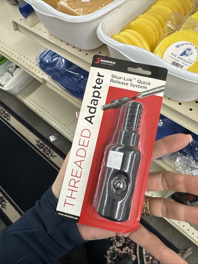 SHURHOLD Threaded Handle Adapter Suitable for Standard Thread Brushes #101