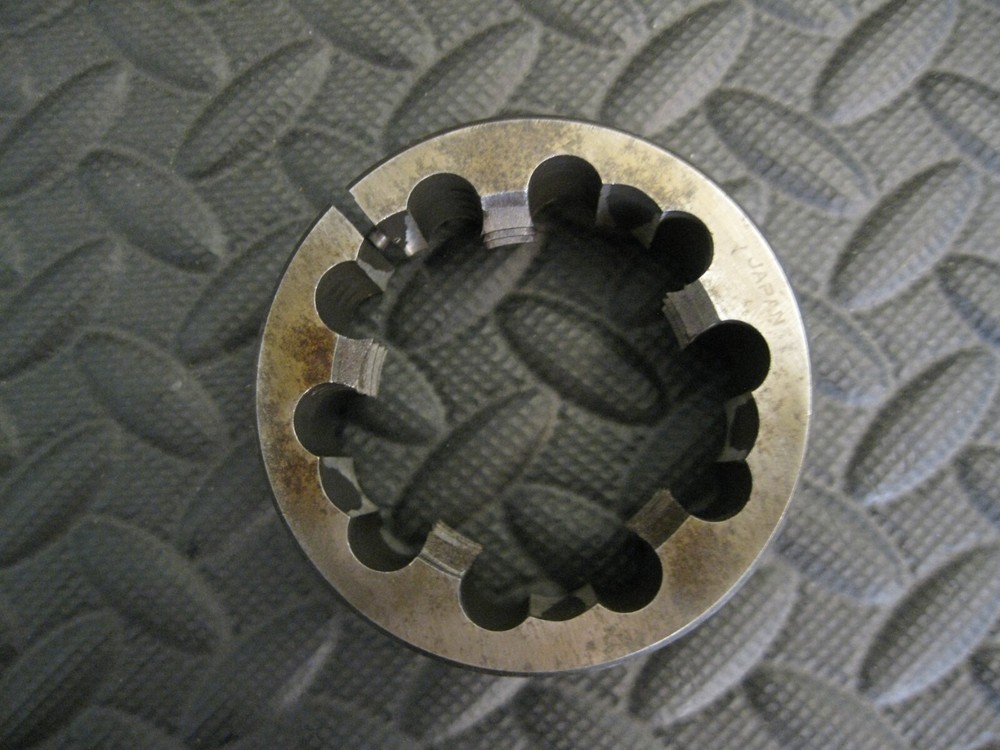 M52 x 5.0 Round Split Adjustable Thread Die 3" HSS Japan