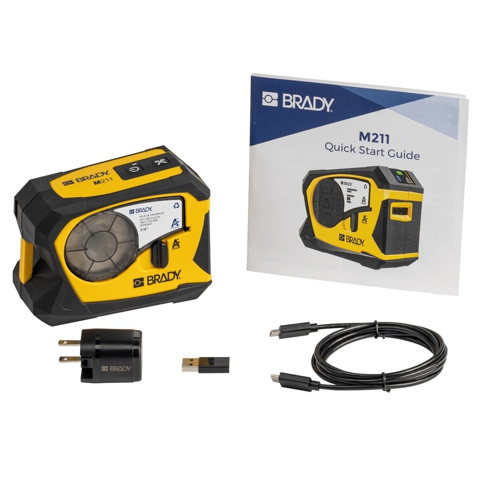 Brady M211 Portable Bluetooth Label Printer - Mobile app for iOS and Android