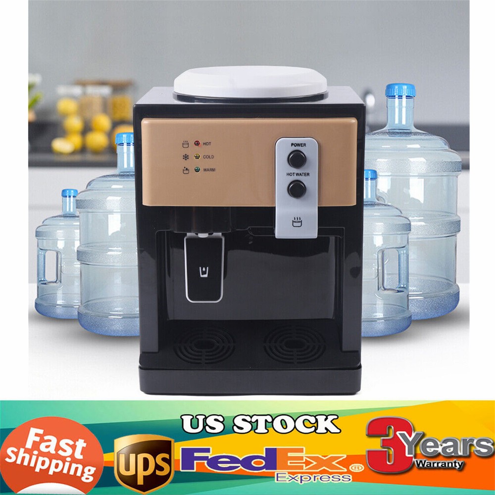 Top Loading Countertop Water Dispenser Hot Cold Water Cooler Drinking Machine