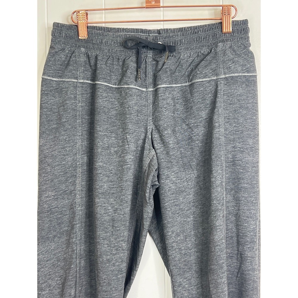 Lululemon Step Lively Crop Heathered Texture Printed Deep Coal Size 6