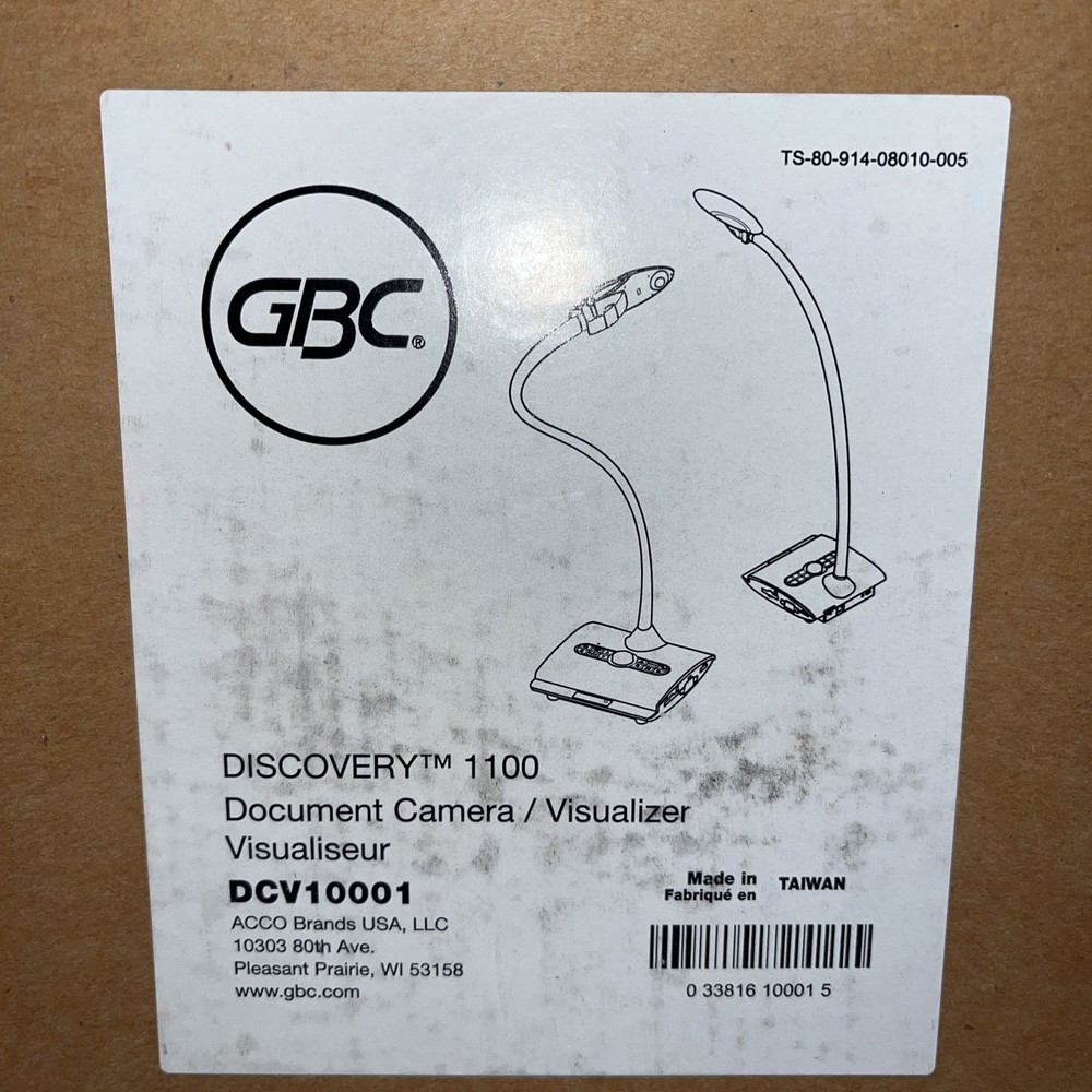 GBC Discovery 1100 Document Camera/Visualizer (DCV10001)