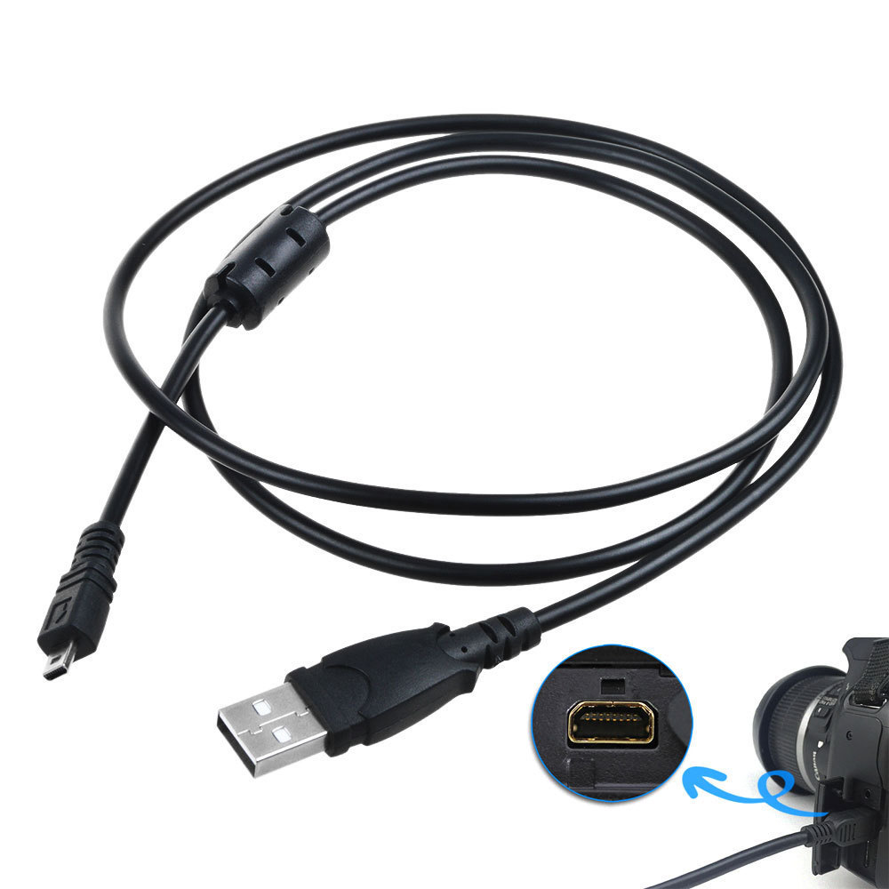 Power USB Charger Data SYNC Cable Cord for Fujifilm Camera Finepix XP60 XP65