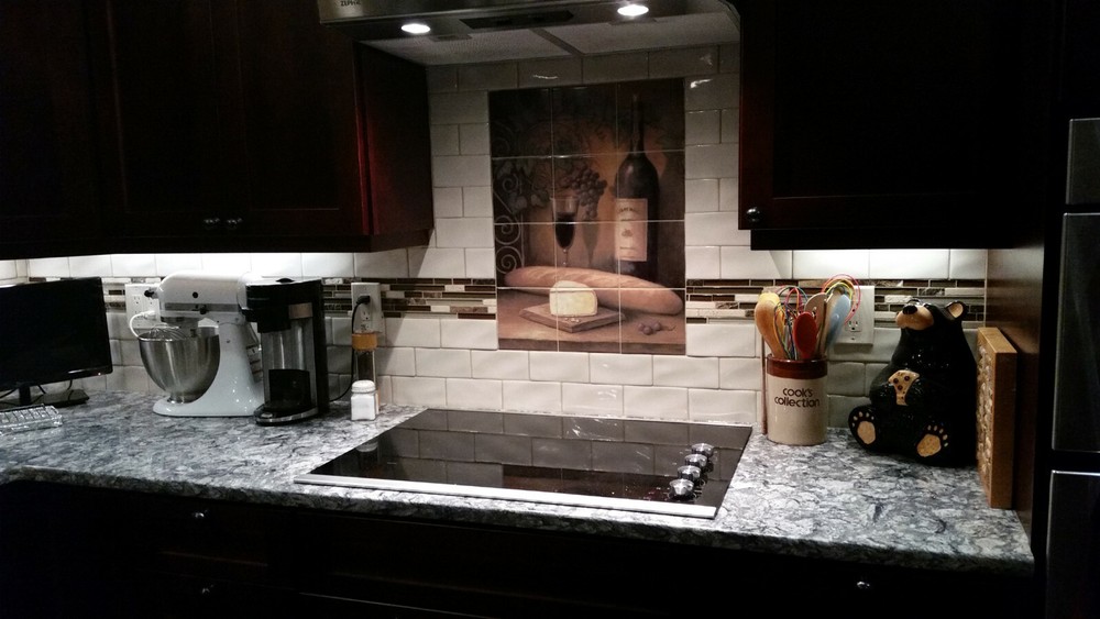 18 x 24 Wine Art Mural Ceramic Backsplash Bath Decor Tile #114