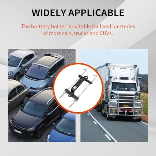 Adjustable Battery Hold Down, Universal Adjustable Battery Crossbar with J