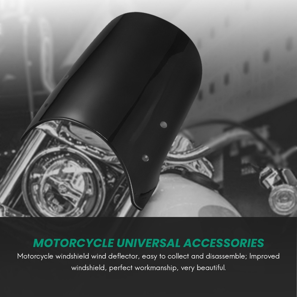 Airflow Adjustable Universal Motorcycle Headlight Windshield Windscreen6300