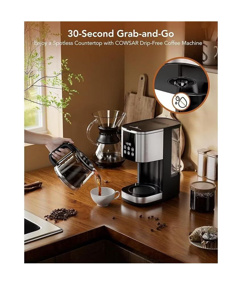 10-Cup Drip Coffee Maker, Black