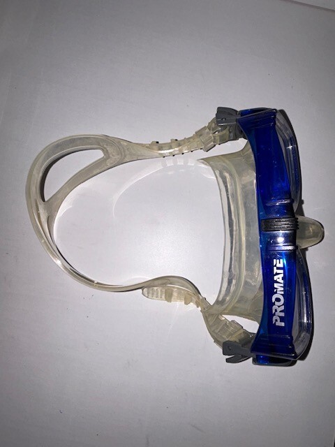 Promate Blue Adjustable Strap Dive Mask w/ Plastic Case (50)