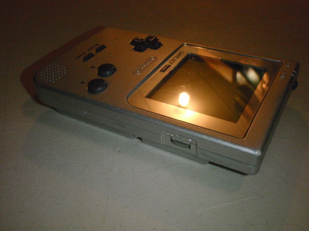 Gameboy Pocket MGB-001 Silver Platinum System