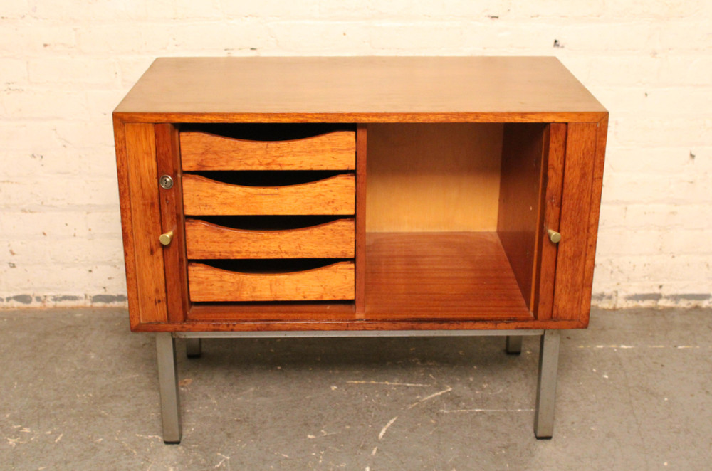 Mid-Century Vintage Mini Office Sideboard