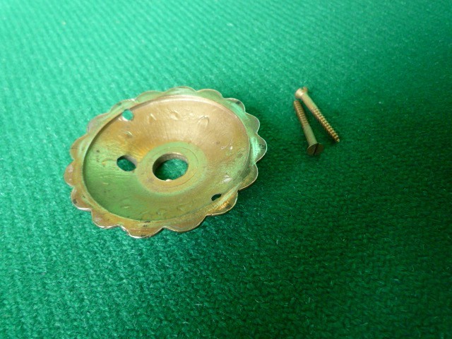 Vintage Cast Brass Ceiling Rose