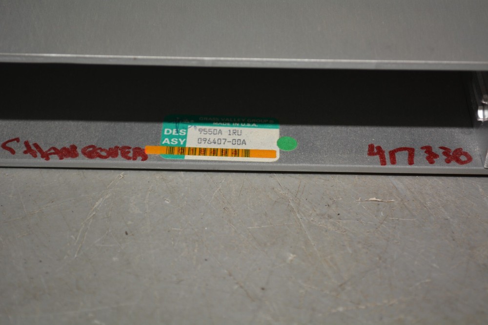 ^ Grass Valley Group 9550 A Automatic Changeover Switch #X3031
