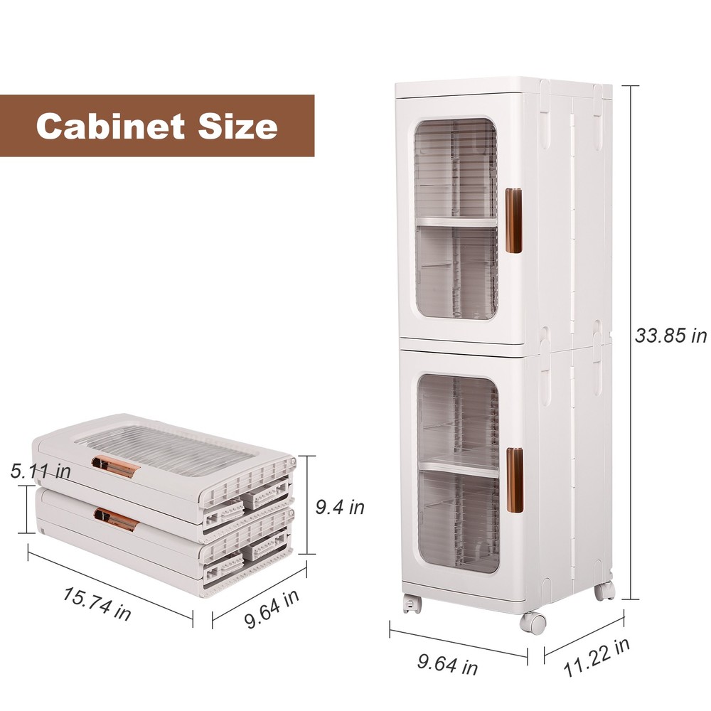 Bathroom Organizer and Storage Cabinet for Compact Space, Bathroom, Kitchen