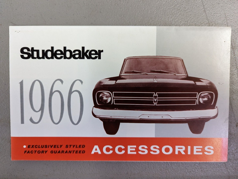 1966 Studebaker Accessory Booklet