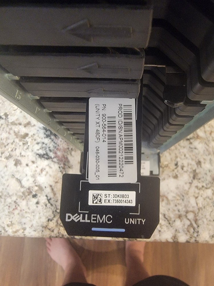 Dell EMC Unity XT 480F 25x 2.5" SFF Storage Array with I/O Modules