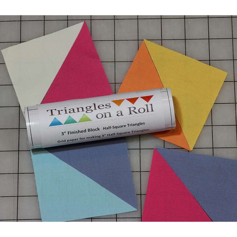 Half-Square Triangles On A Roll 50' 5" Finished Size