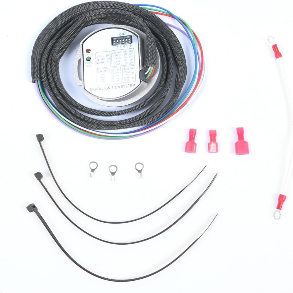 53-644 Electronic Ignition Module For Harley Dyna Programmable Single Fire