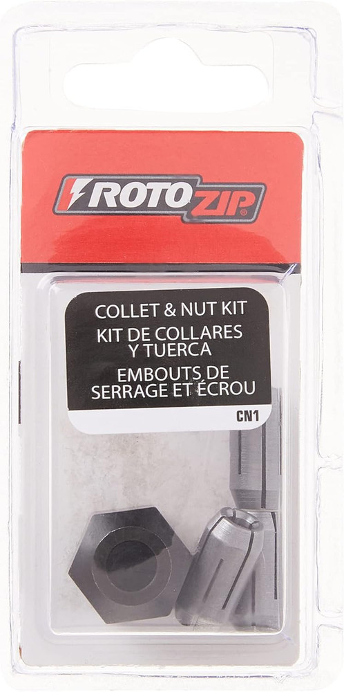 CN1 Replacement Collet and Nut Kit,Silver