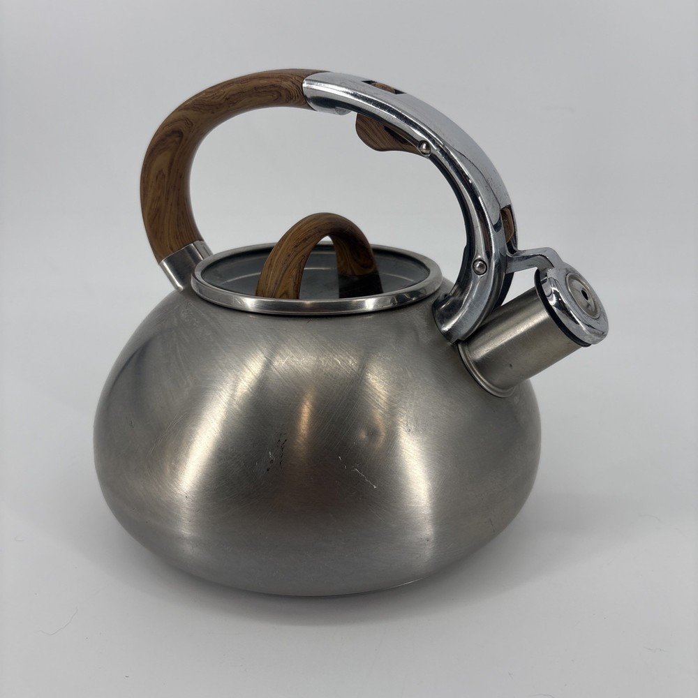 Brandani Kitchenware Series High Quality Stainless Steel Whistling Tea Kettle