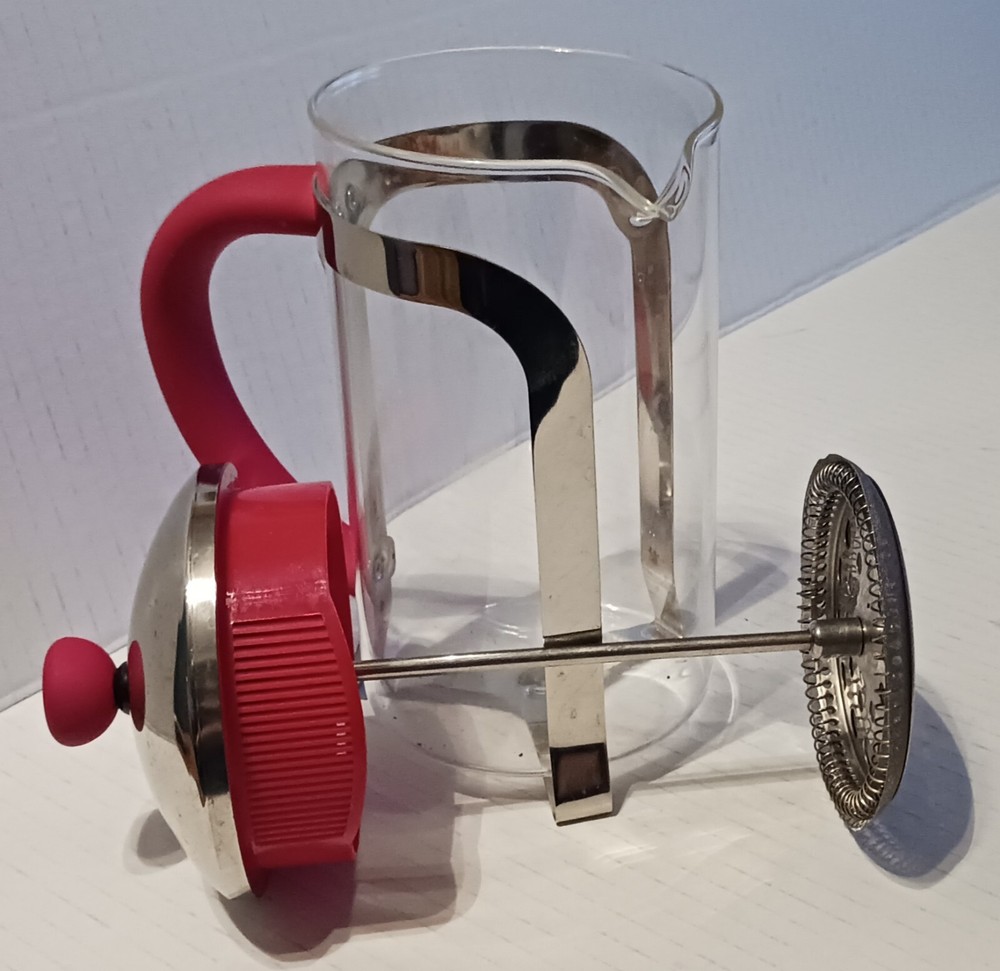 8 Cup Coffee Press Red