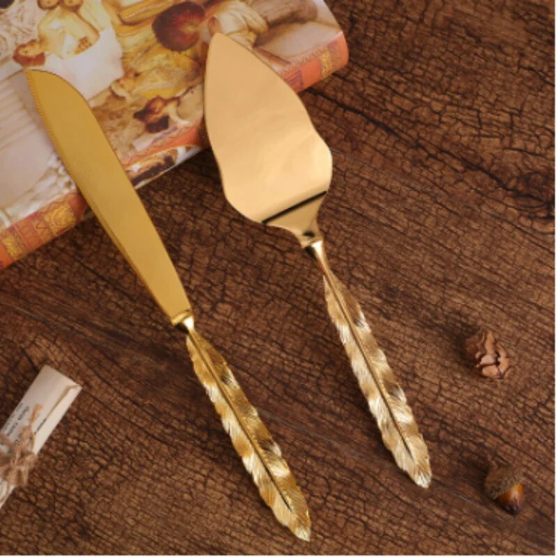 2Pcs Pizza Bread Wedding Supplies Cake Triangle Bread Shovel Baking Tools