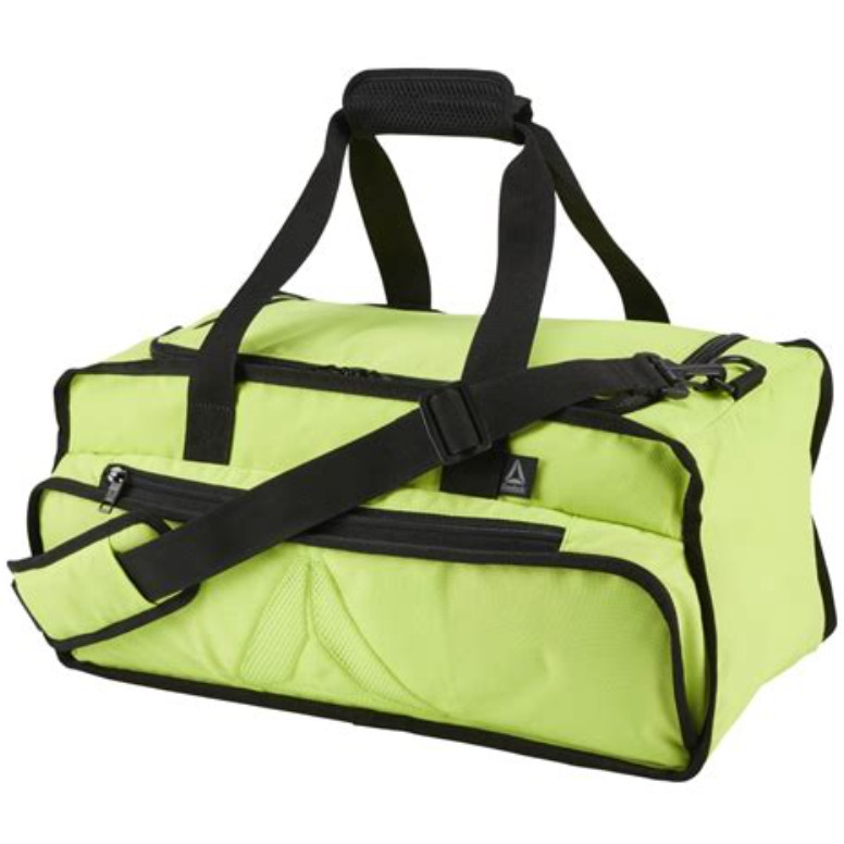 Reebok Active Enhanced Grip Duffel Medium Blue Gym Bag YELLOW