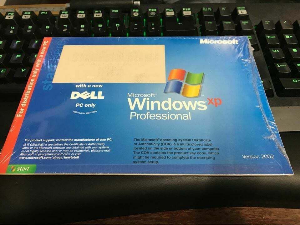 Dell Windows XP Professional SP1a Operating System Reinstallation CD 32-Bit