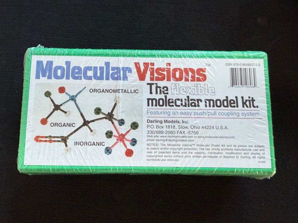 Molecular Visions - Flexible Molecular Model Kit Darling Models - NEW!