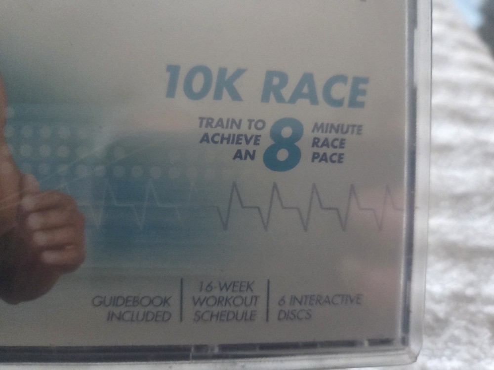 iFit Solutions Treadmill Running Program 10k race 6 Interactive Discs 8 Min Pace