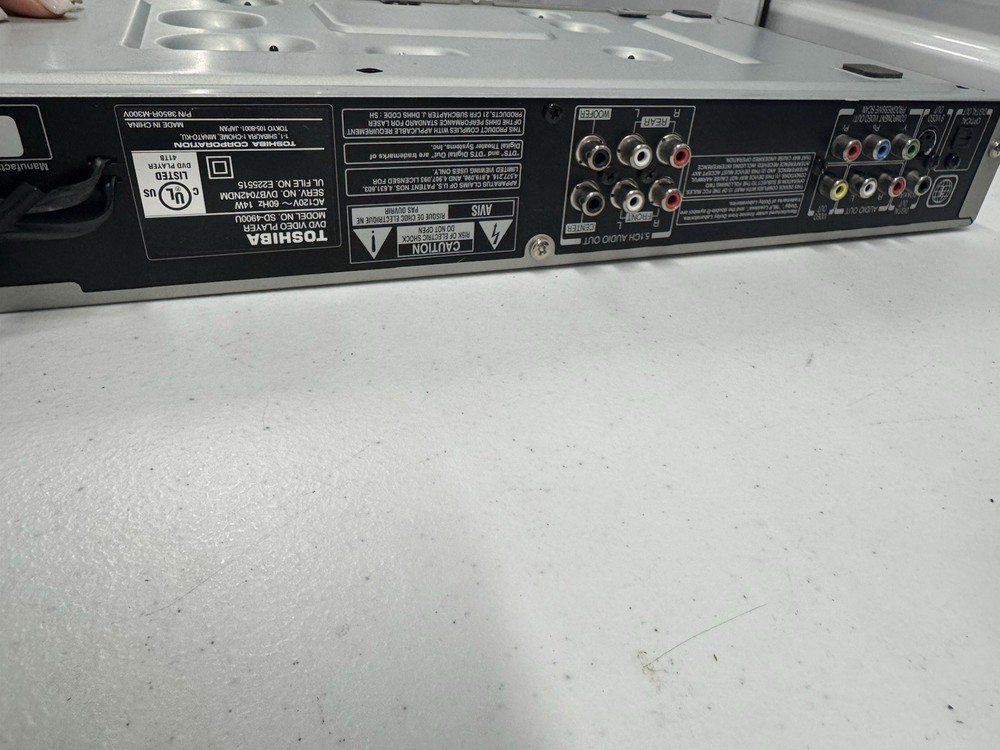 Toshiba SD-4900 DVD Player