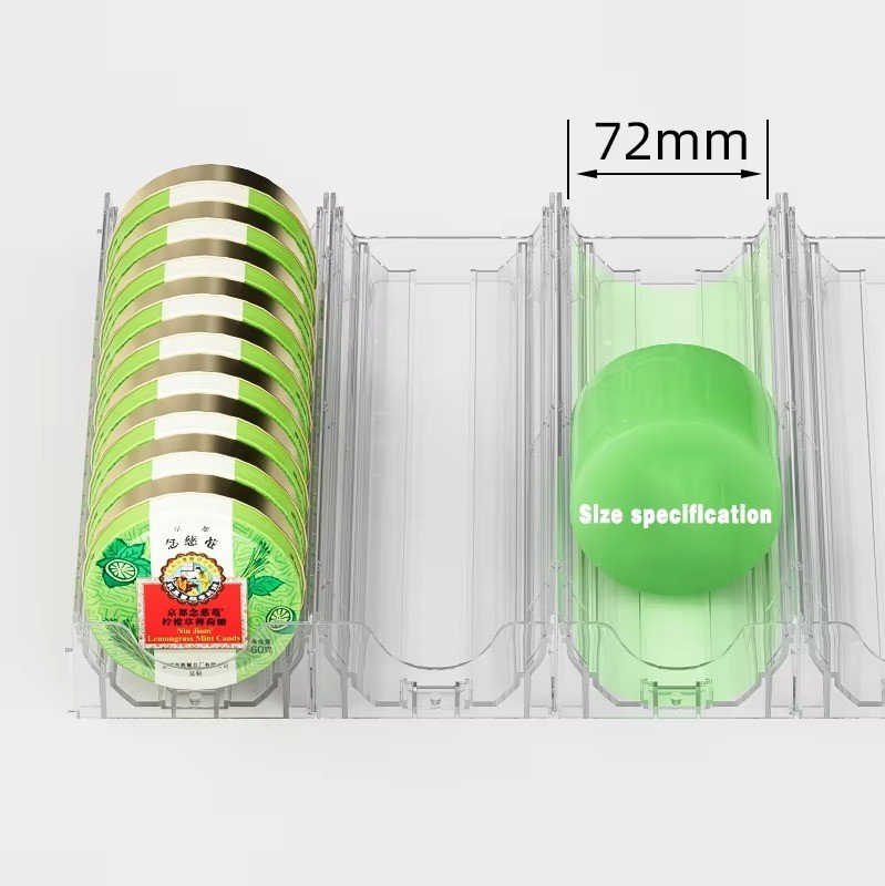 Lip Cigarette Automatic Replenishment Storage Rack Supermarket Candy Box