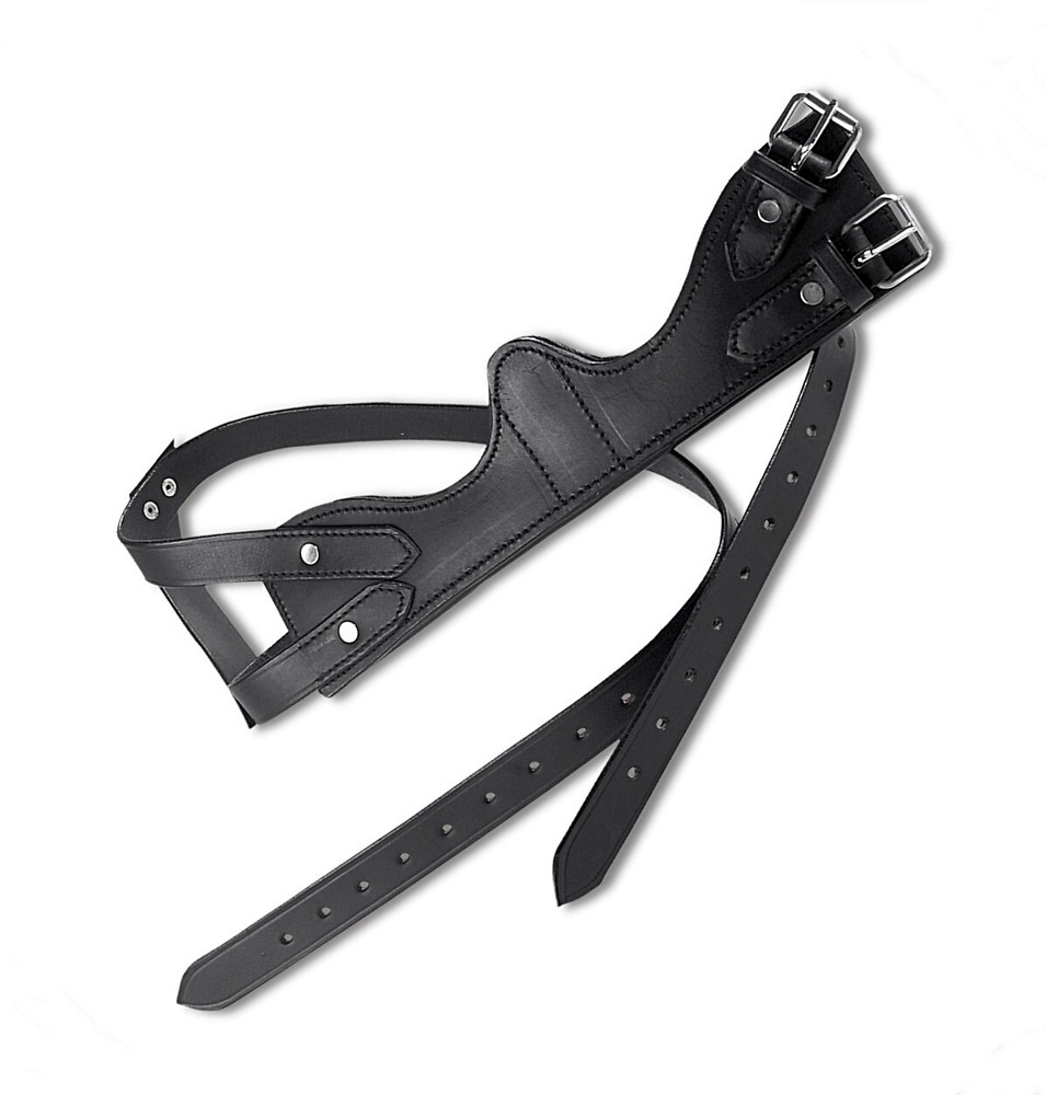 Leather Crib Biter Anti-Choke Collar