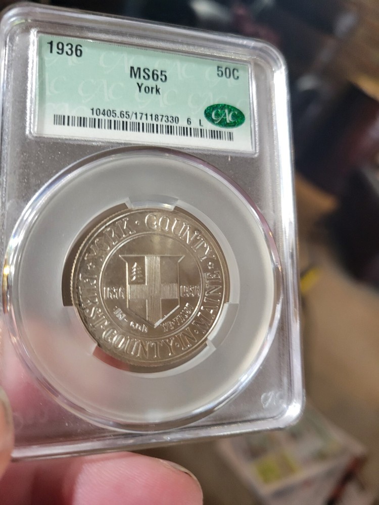 1936 York Half Dollar MS-65 CACG