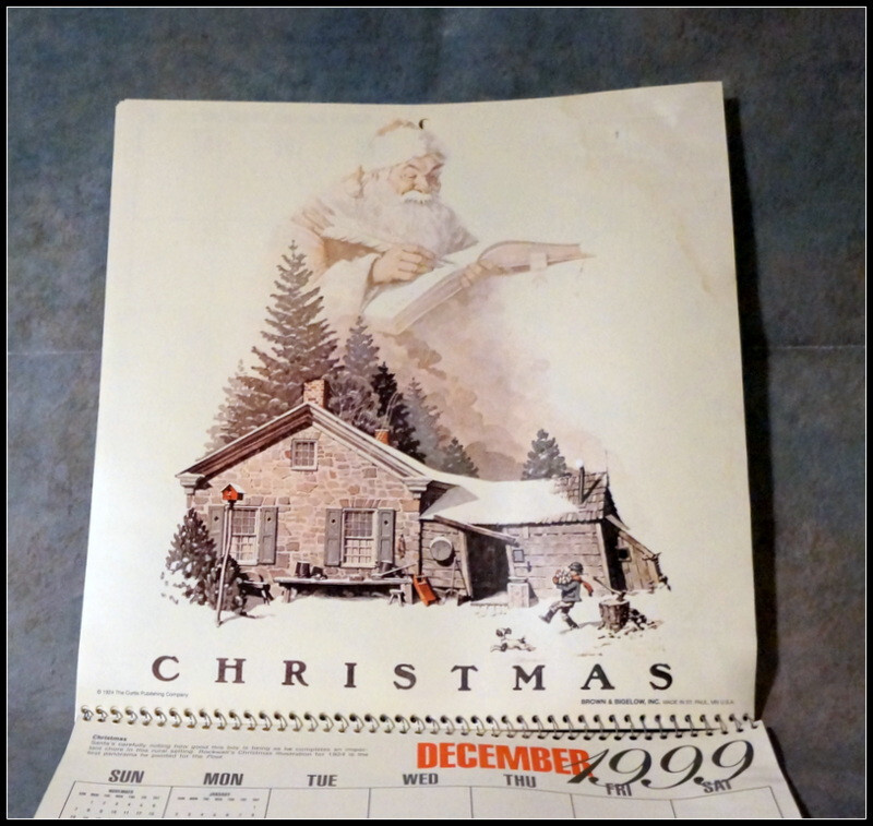1999 Norman Rockwell Appointment Calendar #E102