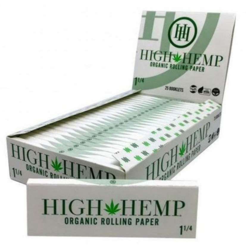 High Hemp Rolling Papers 1 1/4 (6 Packs)