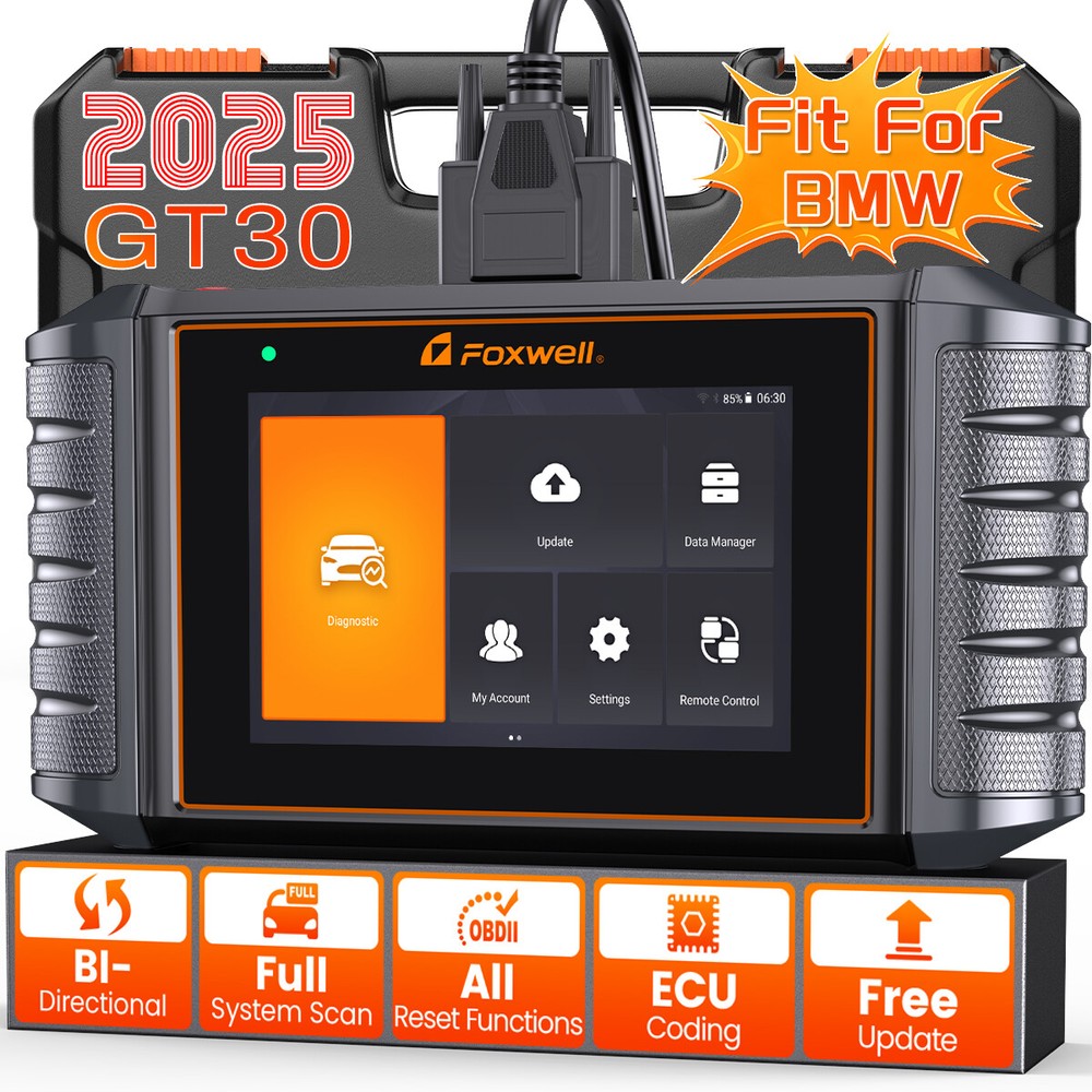 FOXWELL GT30 OBD2 Scanner DPF TPMS Full System Diagnostic Tool Car Code Reader