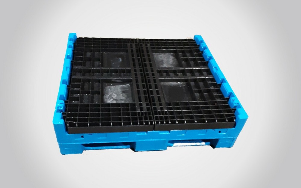 48x45x34 Plastic Bulk Collapsible Container