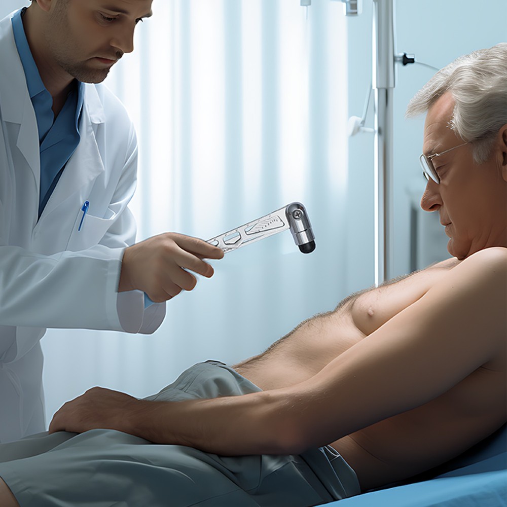 Percussion Reflex Hammer with Graduated Scale for Cutaneous Superficial Response