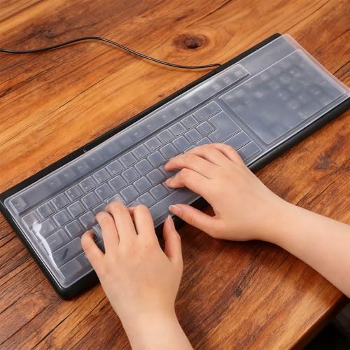 Universal Silicone Keyboard Cover Protector Skin for Desktop Computer Keys